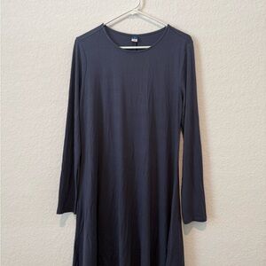 Old Navy Dark Blue Long Sleeve Dress